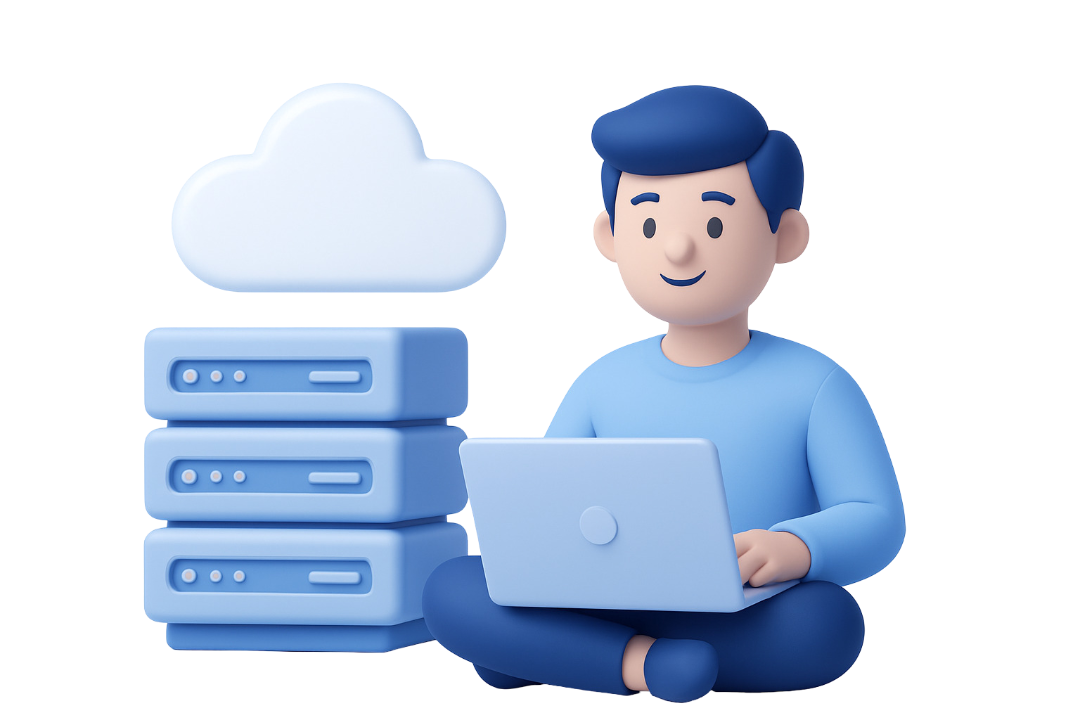 Ilustrasi Web Hosting